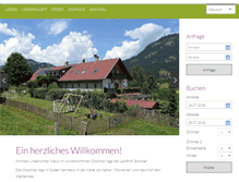 Tablet Screenshot of landhofschober.eu